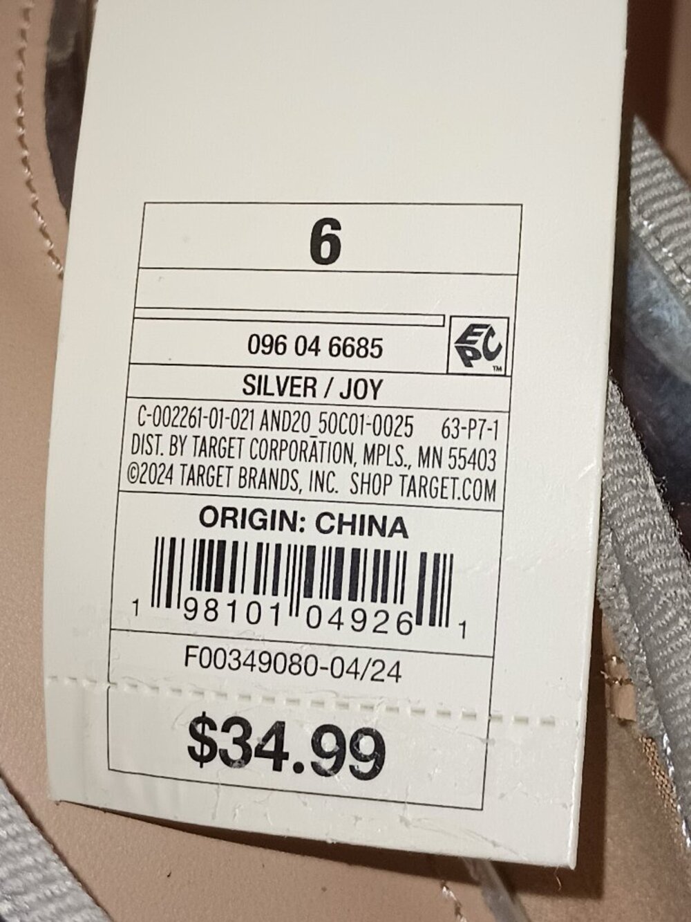 NEW A New Day™ Women's Joy Ballet Pumps Silver - Picture 7 of 8